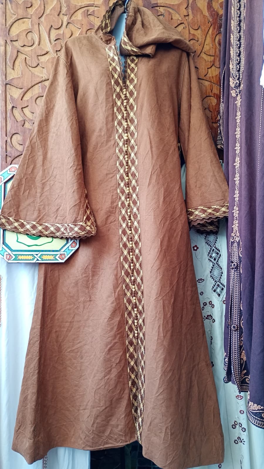 DJ086 — Moroccan Women's Djellaba · Cotton · Autumn — photo 1 of 3