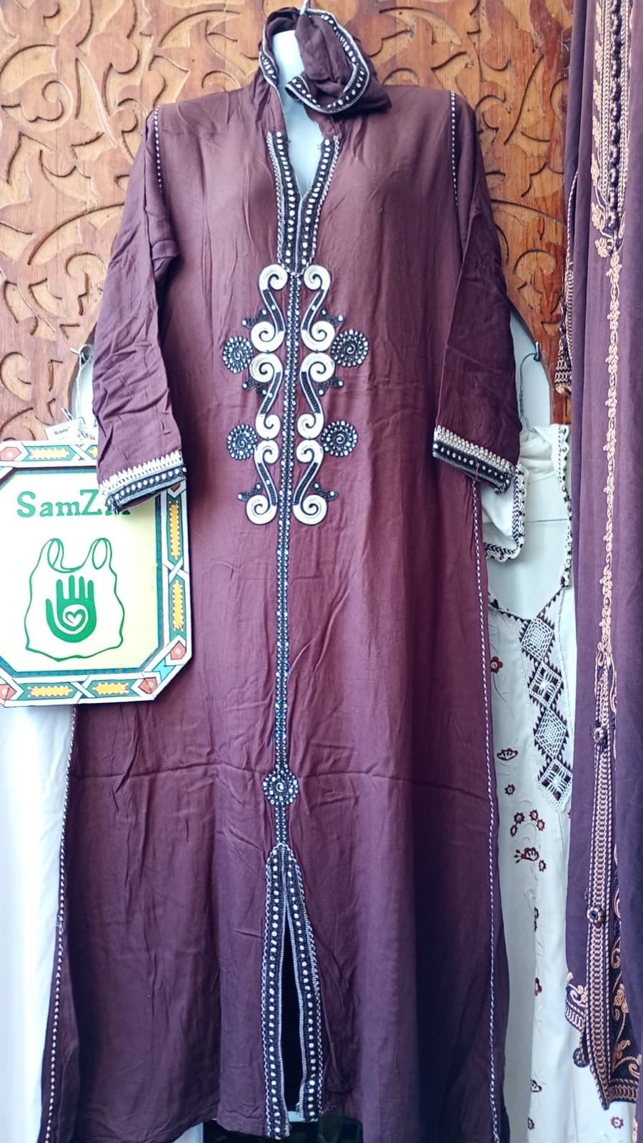 DJ087 — Moroccan Women's Djellaba · Cotton · Autumn — photo 1 of 3