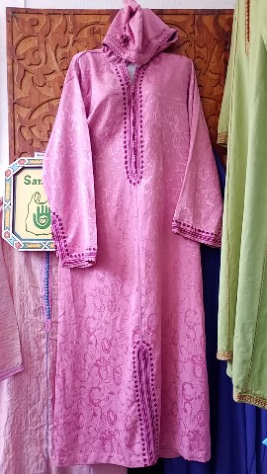 DJ103 — Moroccan Women's Djellaba · Cotton · Twilight Violet — photo 1 of 3