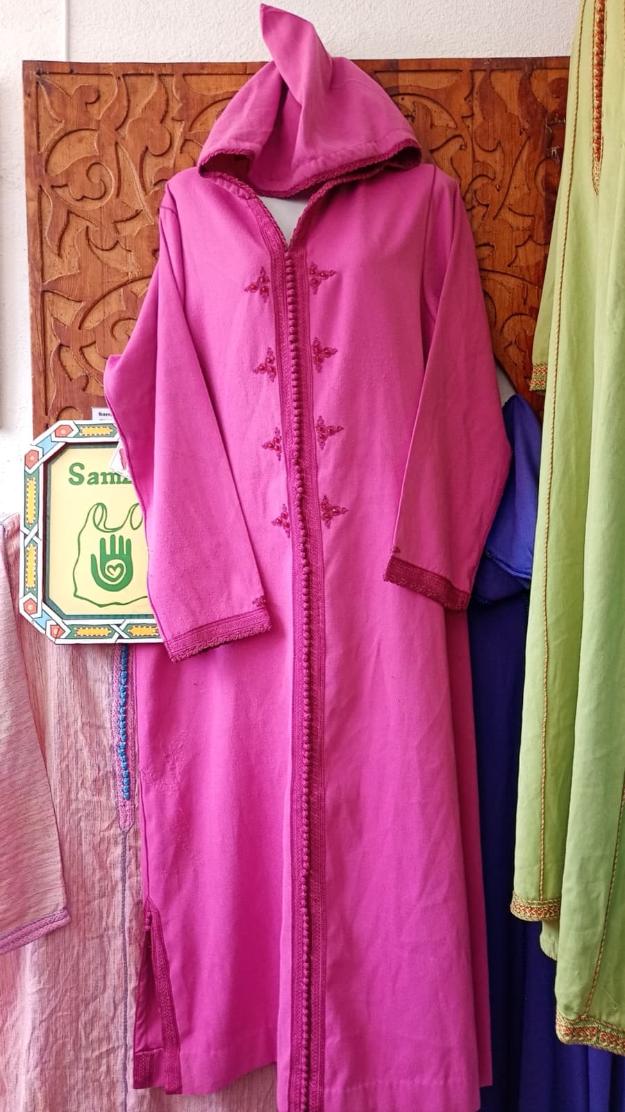 DJ104 — Moroccan Women's Djellaba · Cotton · Twilight Violet — photo 1 of 3