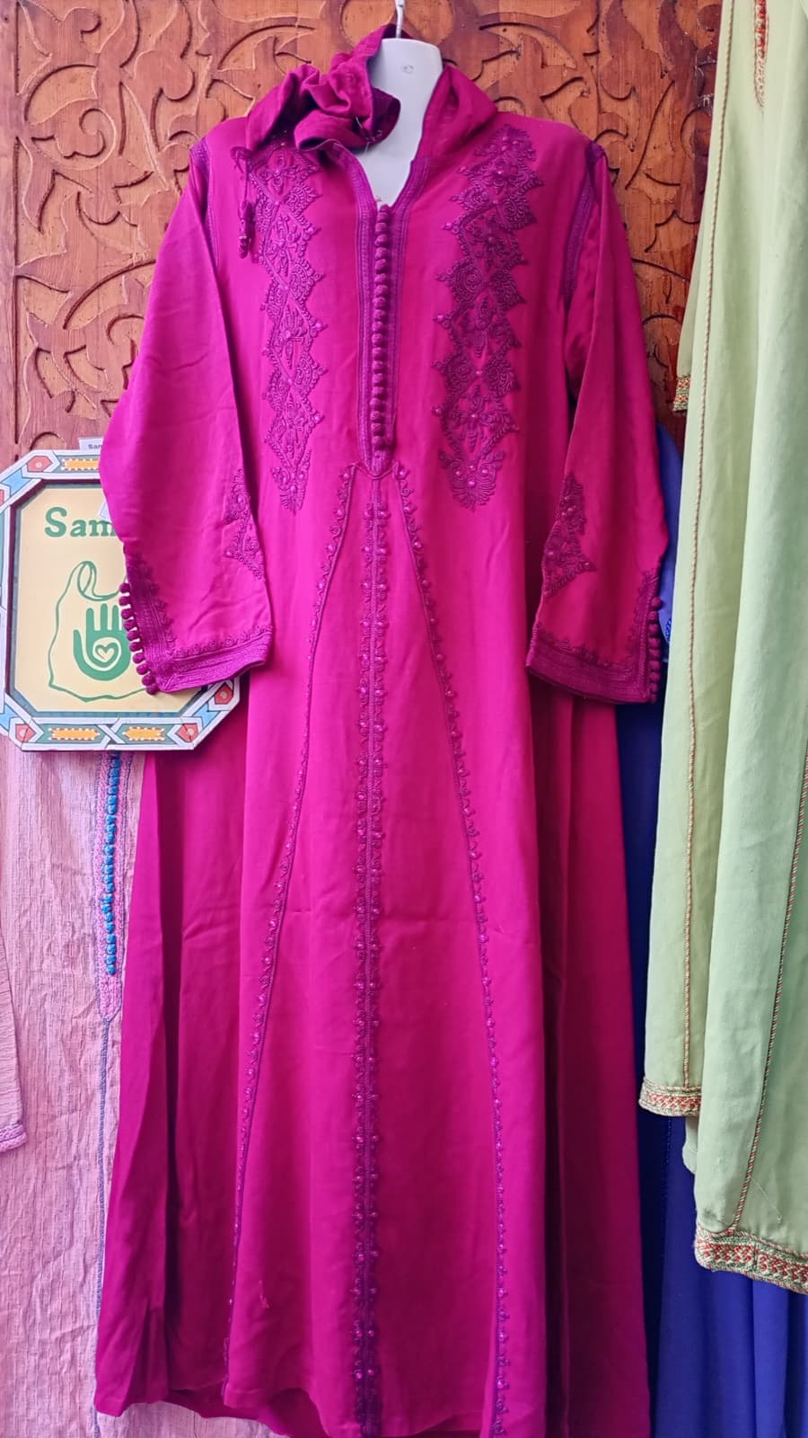 DJ105 — Moroccan Women's Djellaba · Cotton · Twilight Violet — photo 1 of 4