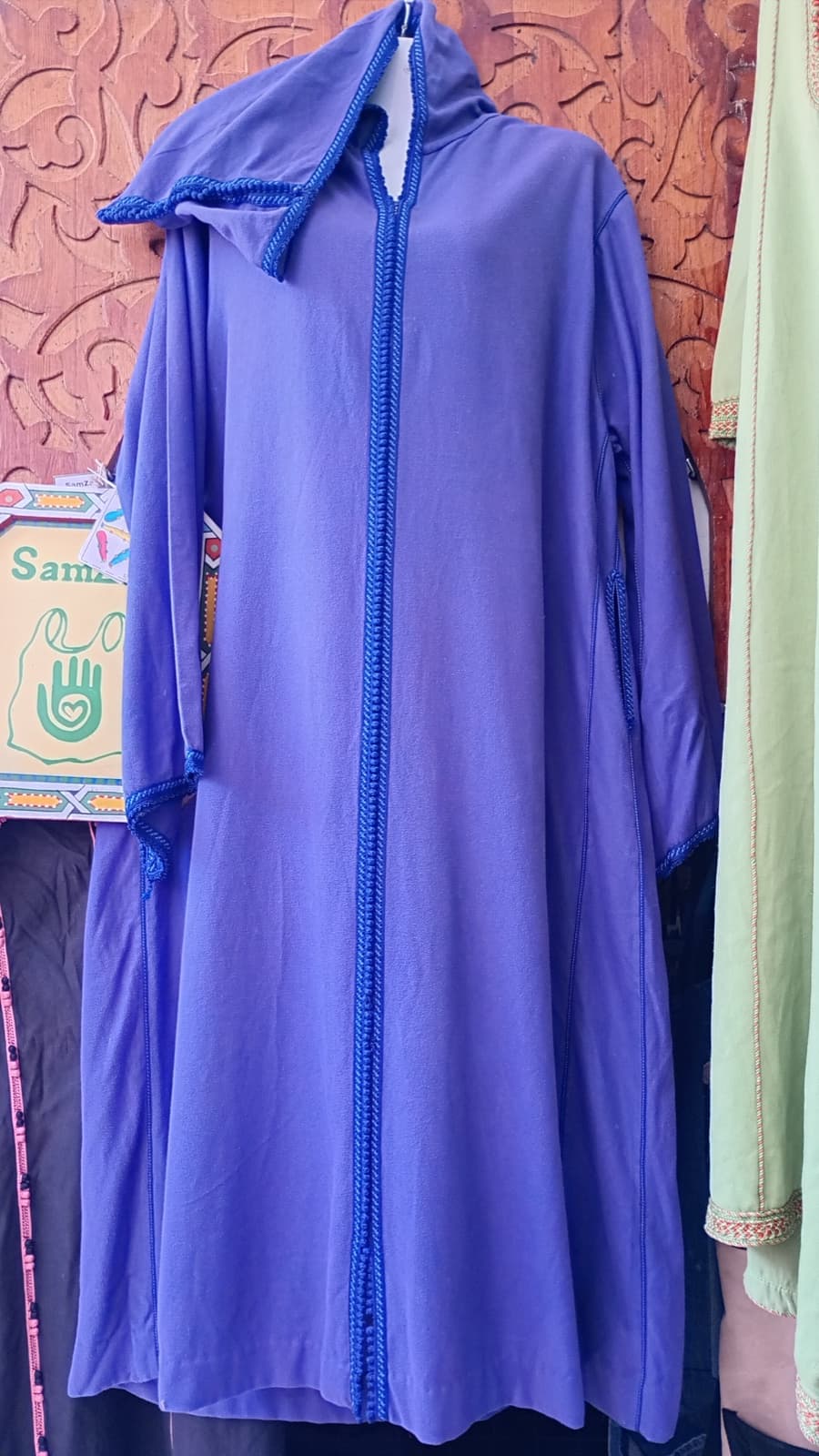 DJ117 — Moroccan Women's Djellaba · Cotton · Twilight Violet — photo 1 of 3