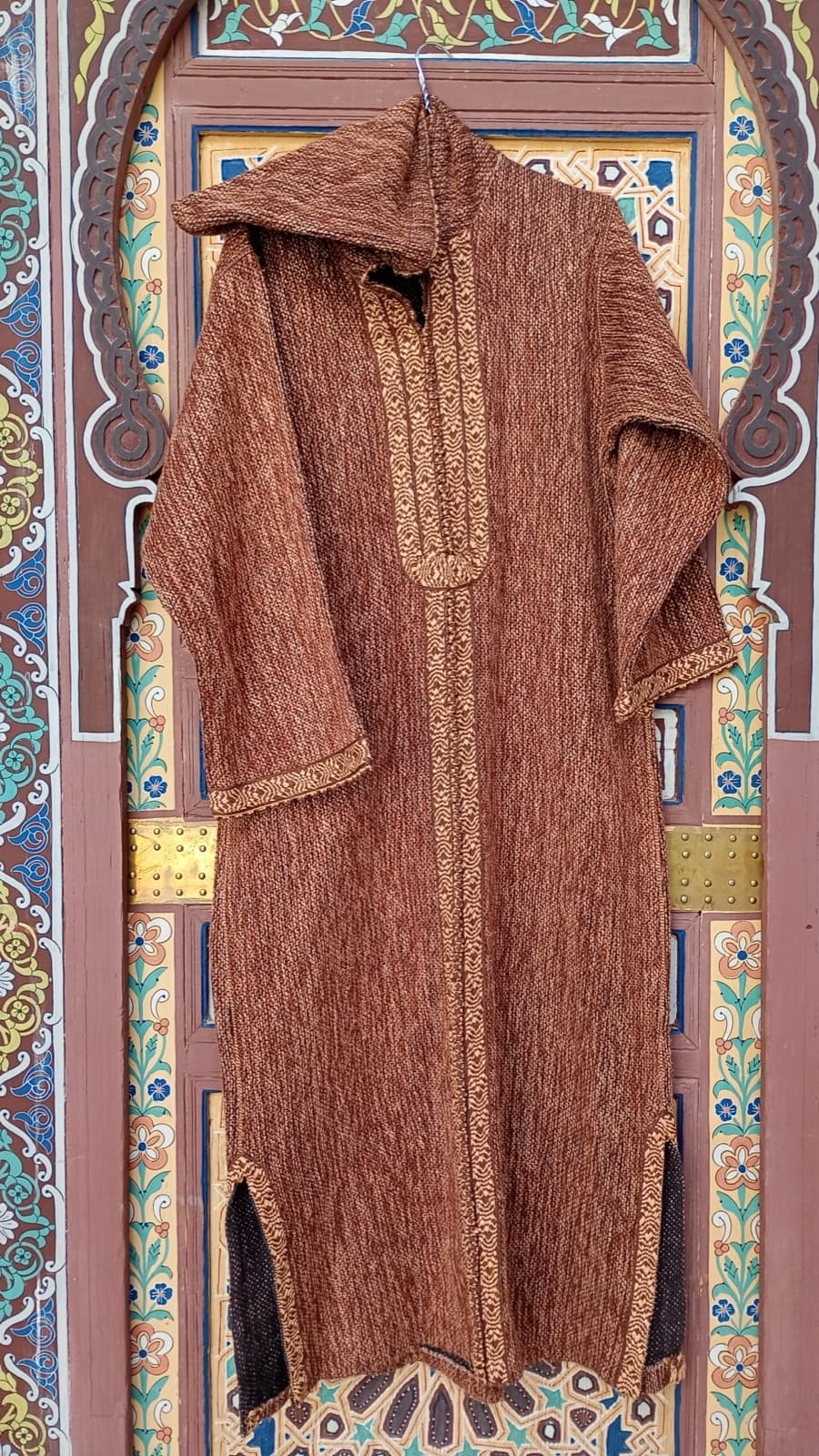 DJ122 — Moroccan Women's Djellaba · Wool · Sand — photo 1 of 3
