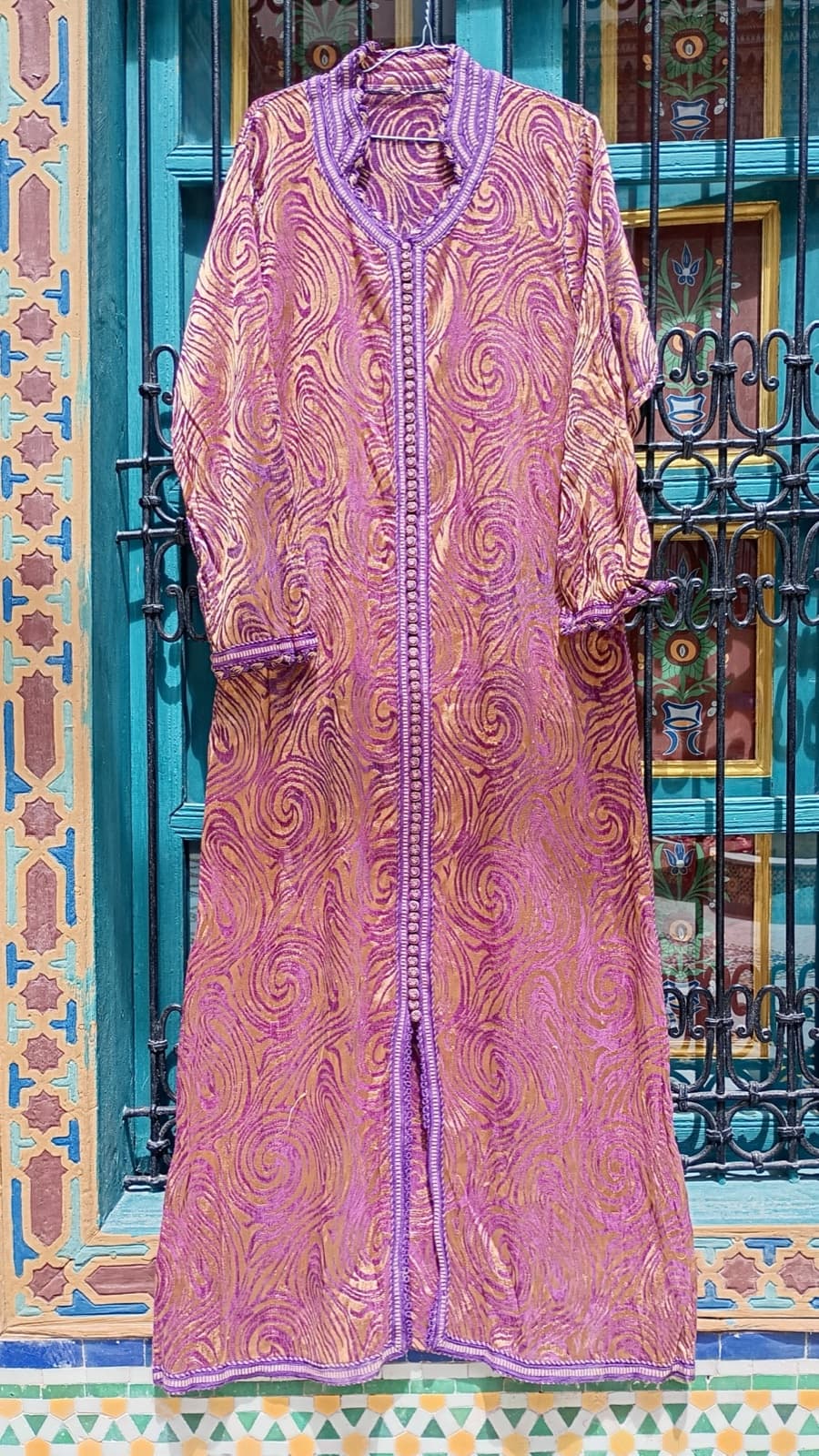 DJ134 — Moroccan Women's Caftan · Synthetic · Twilight Violet — photo 1 of 3